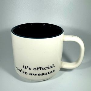 Threshold “it’s official you’re awesome” cup coffee mug